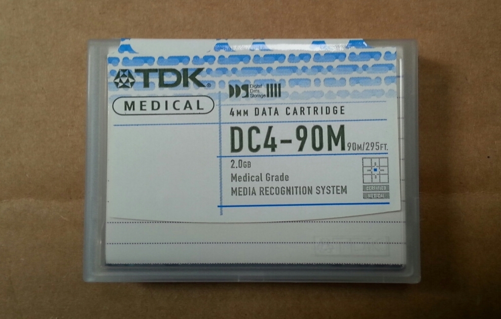 Qty 10 TDK DC4-90m 90 Meter DDS 4mm Tape Cartridge - New Sealed Boxed in 10 Pack