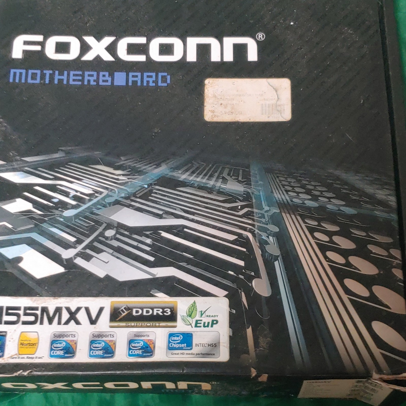 Foxconn H55MXV MicroATX Intel LGA1156 Motherboard With I/O Shield, CD, & Manual