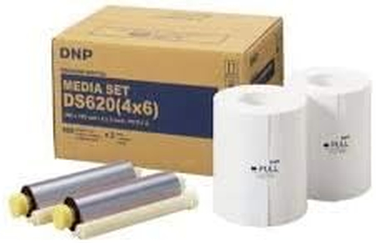 4X6 Dye Sub Media for DS620A Printer, Paper & Ribbon (Total of 800 Prints). Come