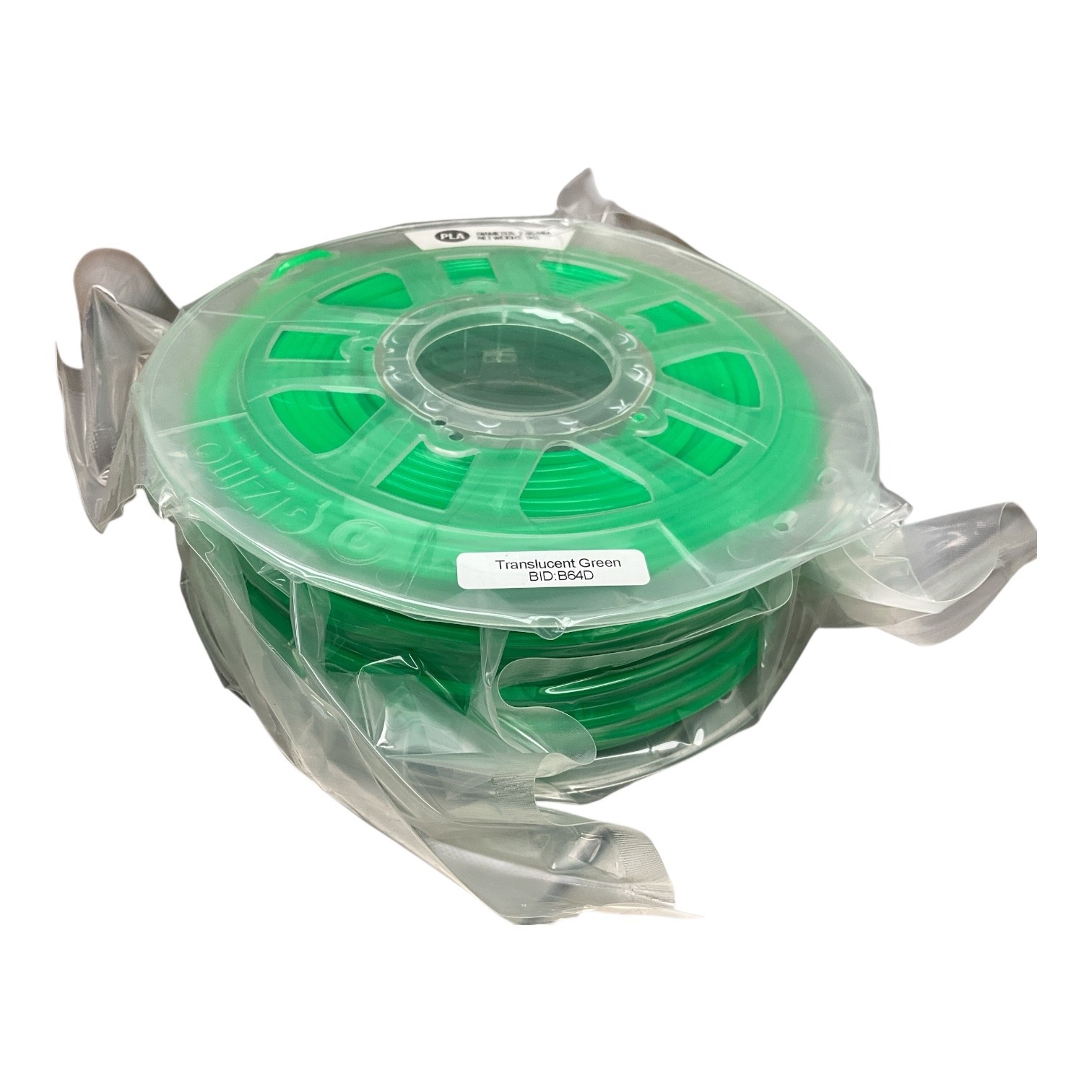 Gizmo Dorks PLA 3D Printer Filament 2.85mm 1kg Translucent Green Sealed