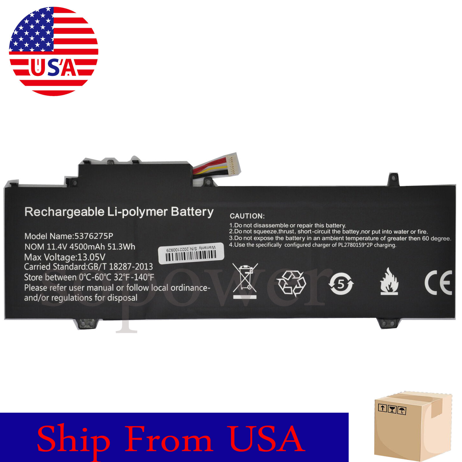 NV-509067-3S NV-549067-3S U559068PV-3S1P Battery for Gateway GWTN156-9SL GWTN156