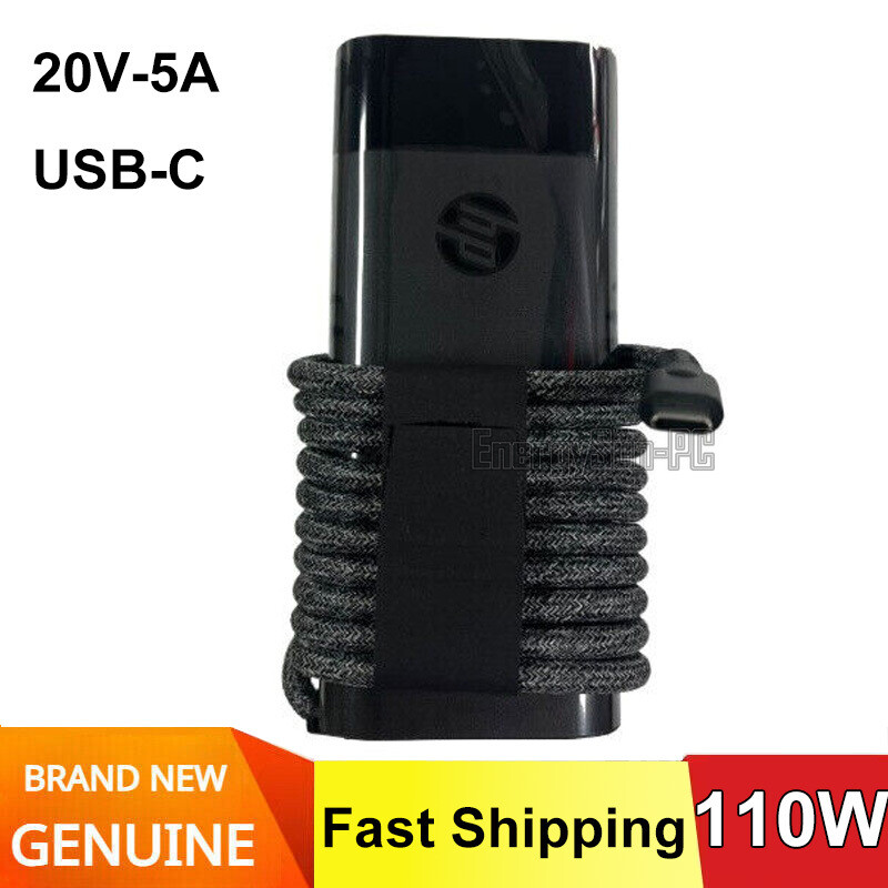 Original 20V5A 110W USB-C Power Supply For HP EliteBook 865 G11 Charger Adapter