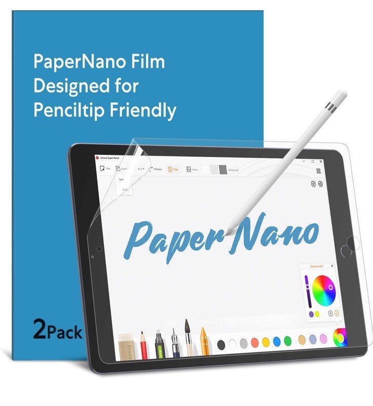 Paperfeel Screen Protector Compatible with iPad 9/8/7 (10.2 Inc MOBDIK 2 Pack