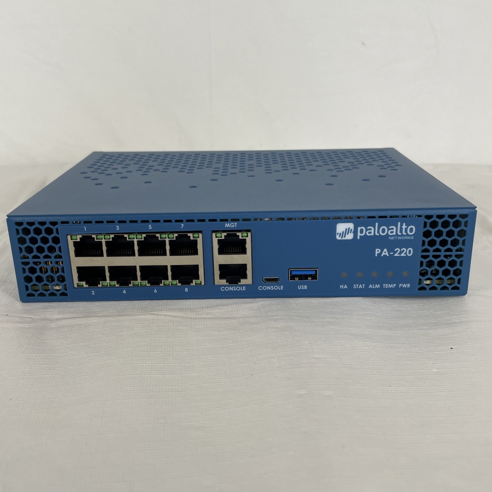PALO ALTO PA-220 NETWORK SECURITY FIREWALL - No Power Cord - 