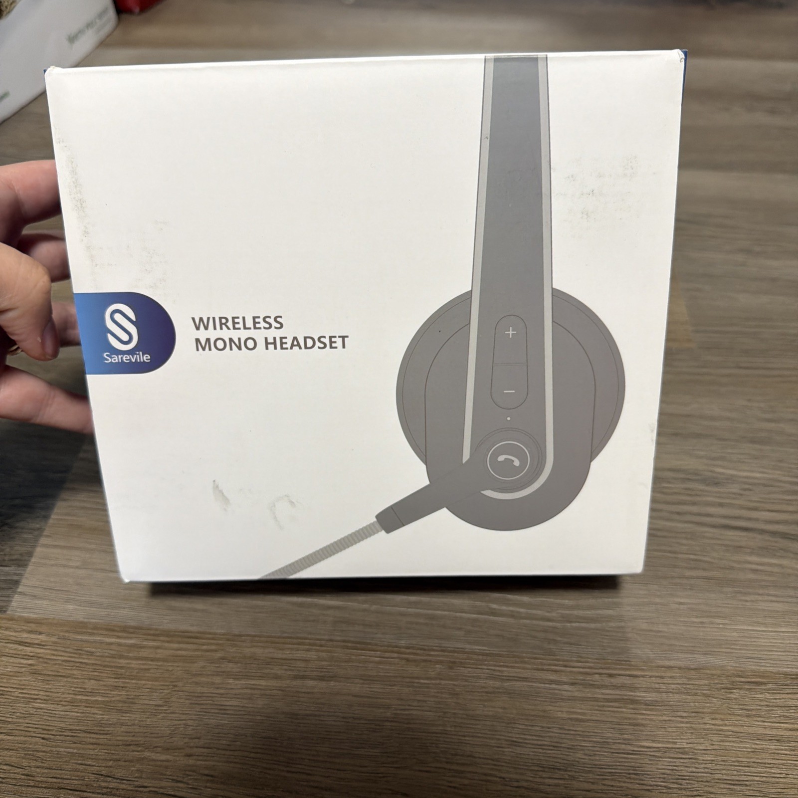 Sarevile  Wireless Mono Bluetooth Headset with USB Dongle Charging Cable