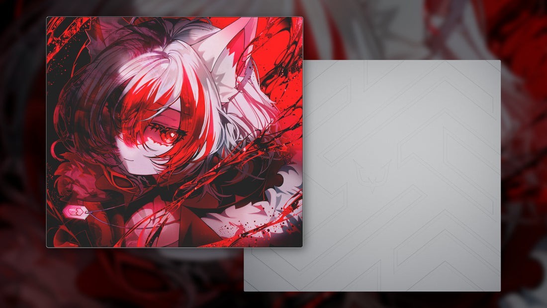 REJECT x Arbiter Studio ORBIT GLASS Gaming Mouse Pad Amber Limited Edition NEW