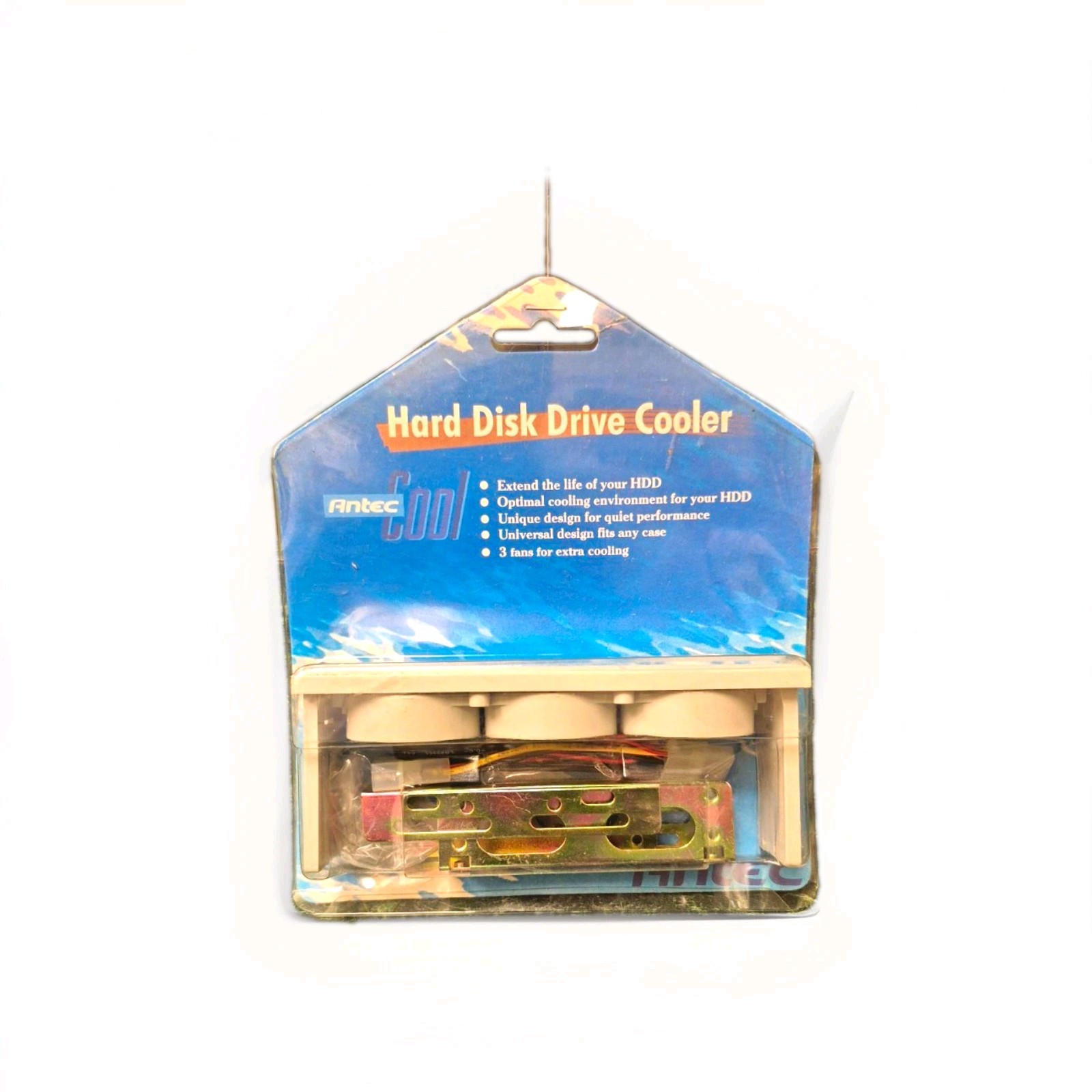 Antec Hard Disk Drive Cooler 3 Fan 525 Bay Retro PC Case Cooling Accessory NIB