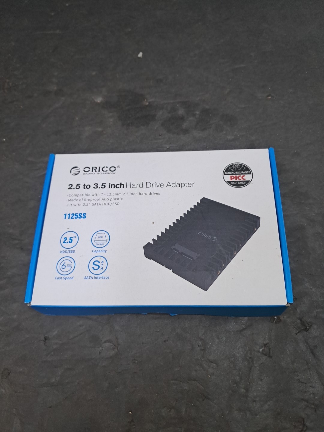 ❤️ ORICO 1125SS 2.5 to 3.5 Inch Hard Drive Adapter New 