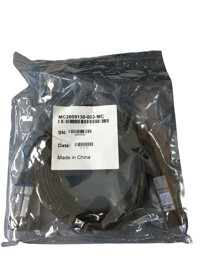 Mellanox MC2609130-003-MC 40GBASE-CR4 QSFP to 4 10GBASE-CU SFP+ 3M PASSIVE CBL