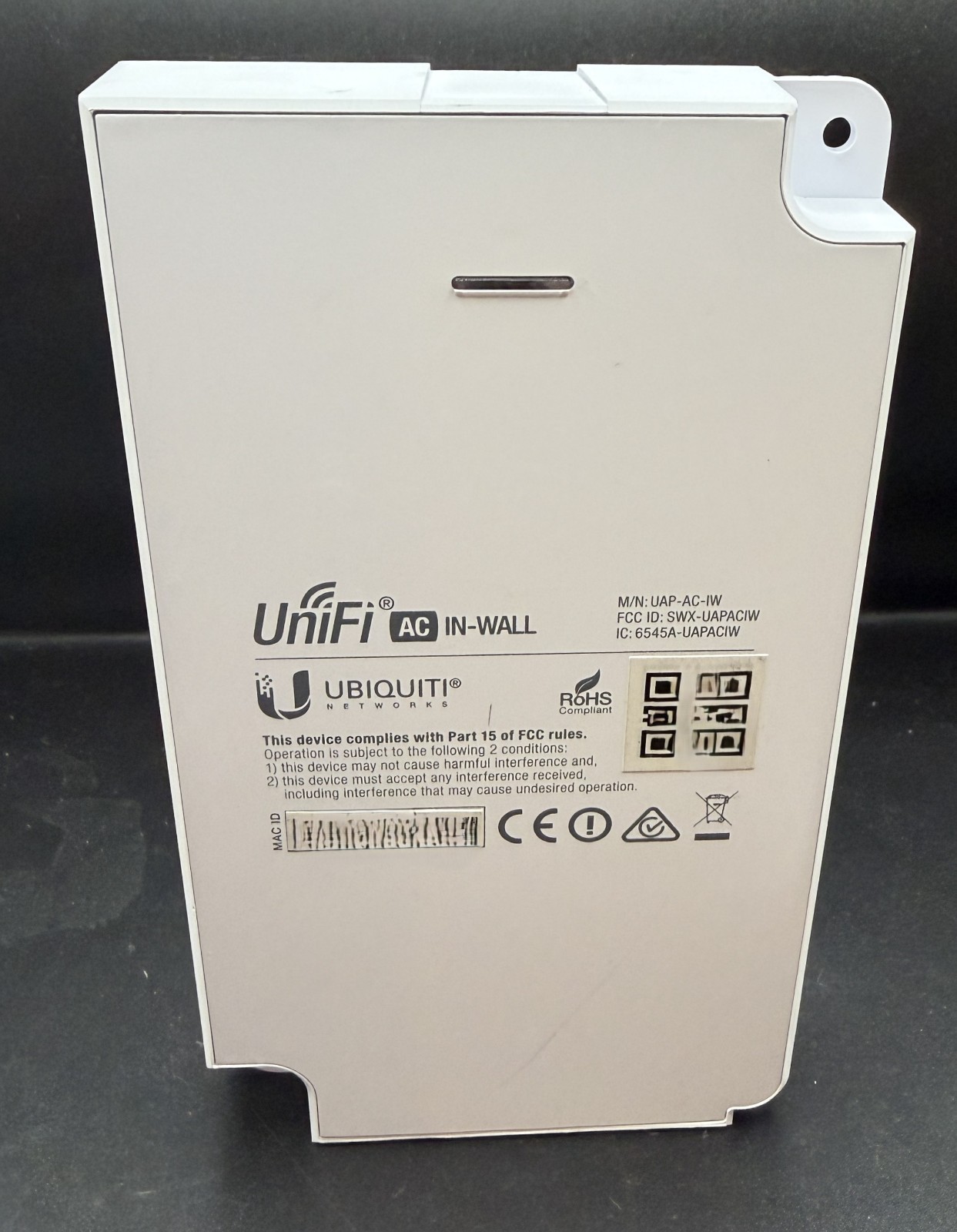 Ubiquiti UniFi AC In-Wall UAP-AC-IW WiFi Access Point PoE Factory Reset