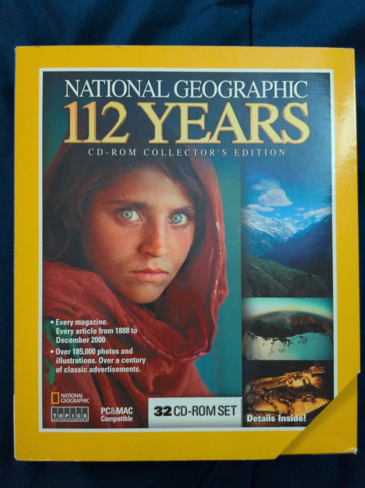 National Geographic 112 Years Collector's Edition 32 CD-ROM Set, Vintage, New