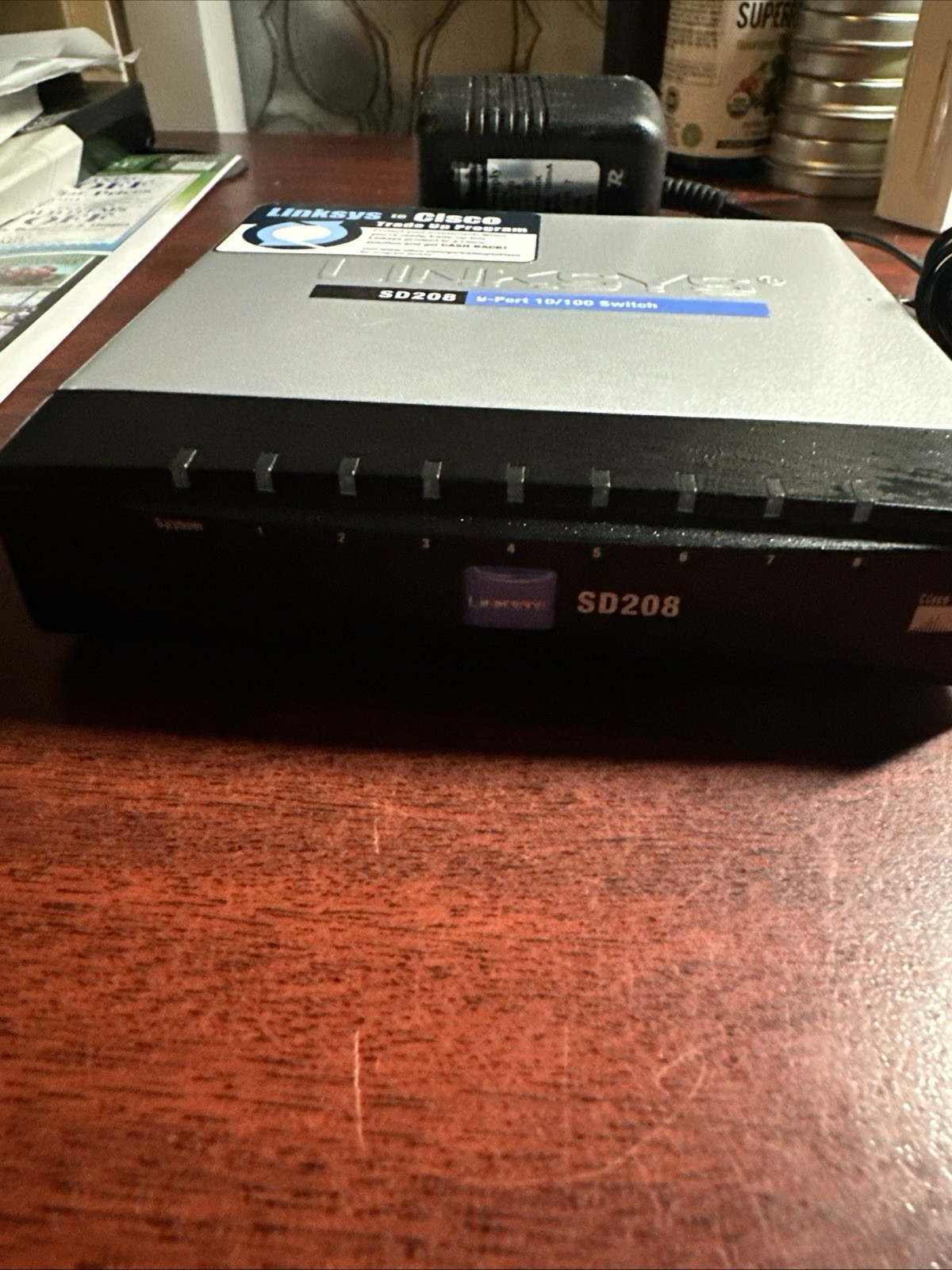 Cisco Linksys Home and Small Business Unmanaged (SD208) 8-Ports External Switch