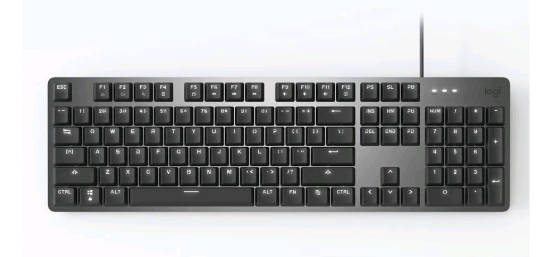 Logitech K845ch Mechanical Illuminated Keyboard Cherry MX Blue New In Box NIB