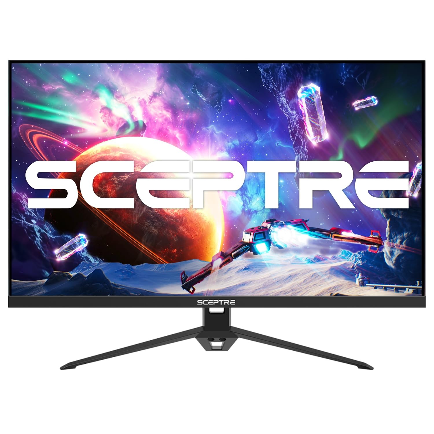 Sceptre 24-Inch Gaming Monitor, 99% sRGB, 1ms, Up to 180Hz, 24, Machine Black