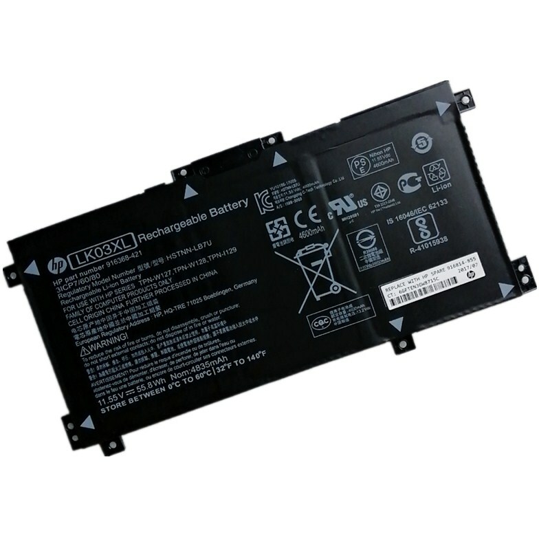 Genuine LK03XL Battery for HP Envy X360 15-BP 15-BQ 15-CN 916368-541 L09281-855
