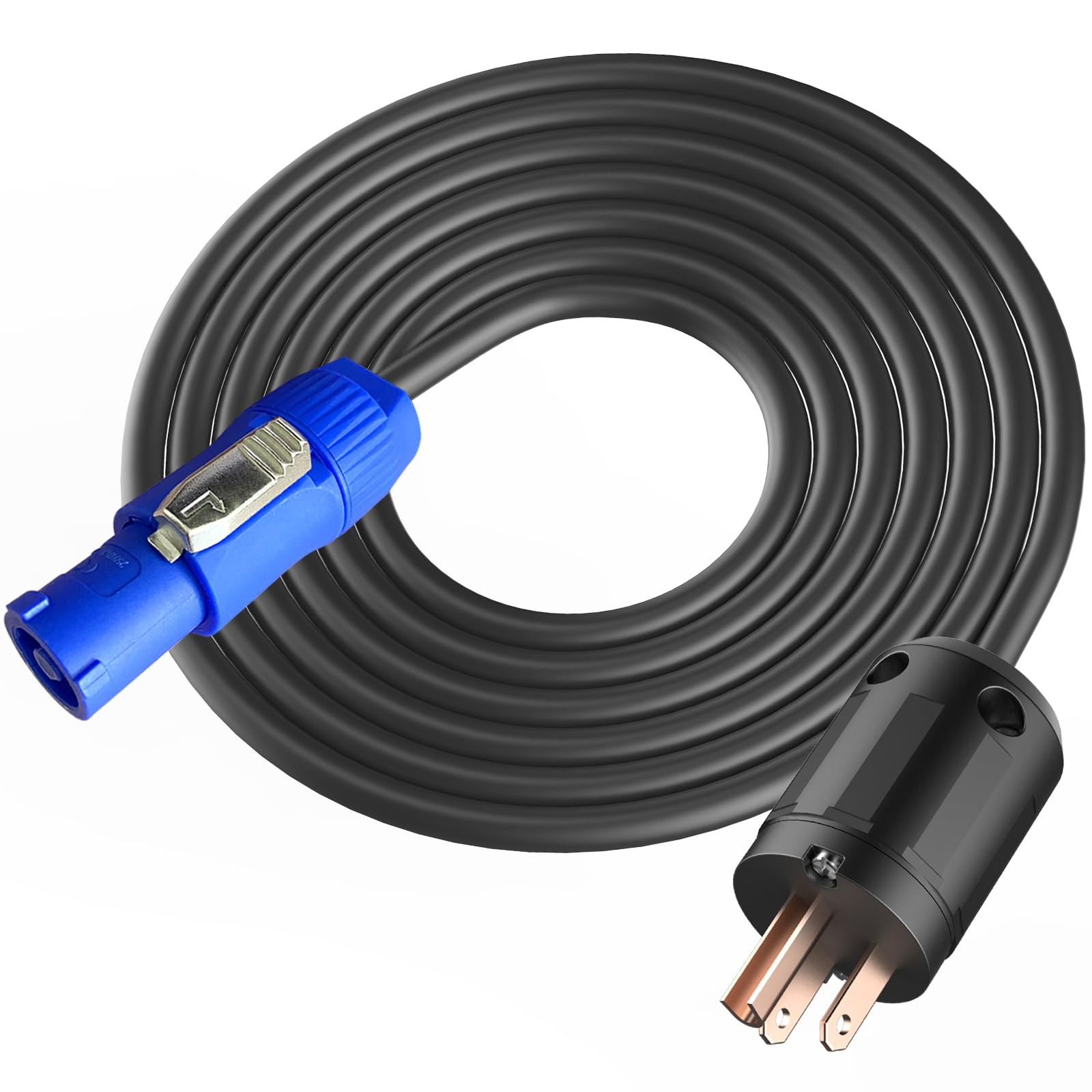 SYBECHATF 12AWG PowerCon Cable NEMA 5-15p to PowerCon 25FT