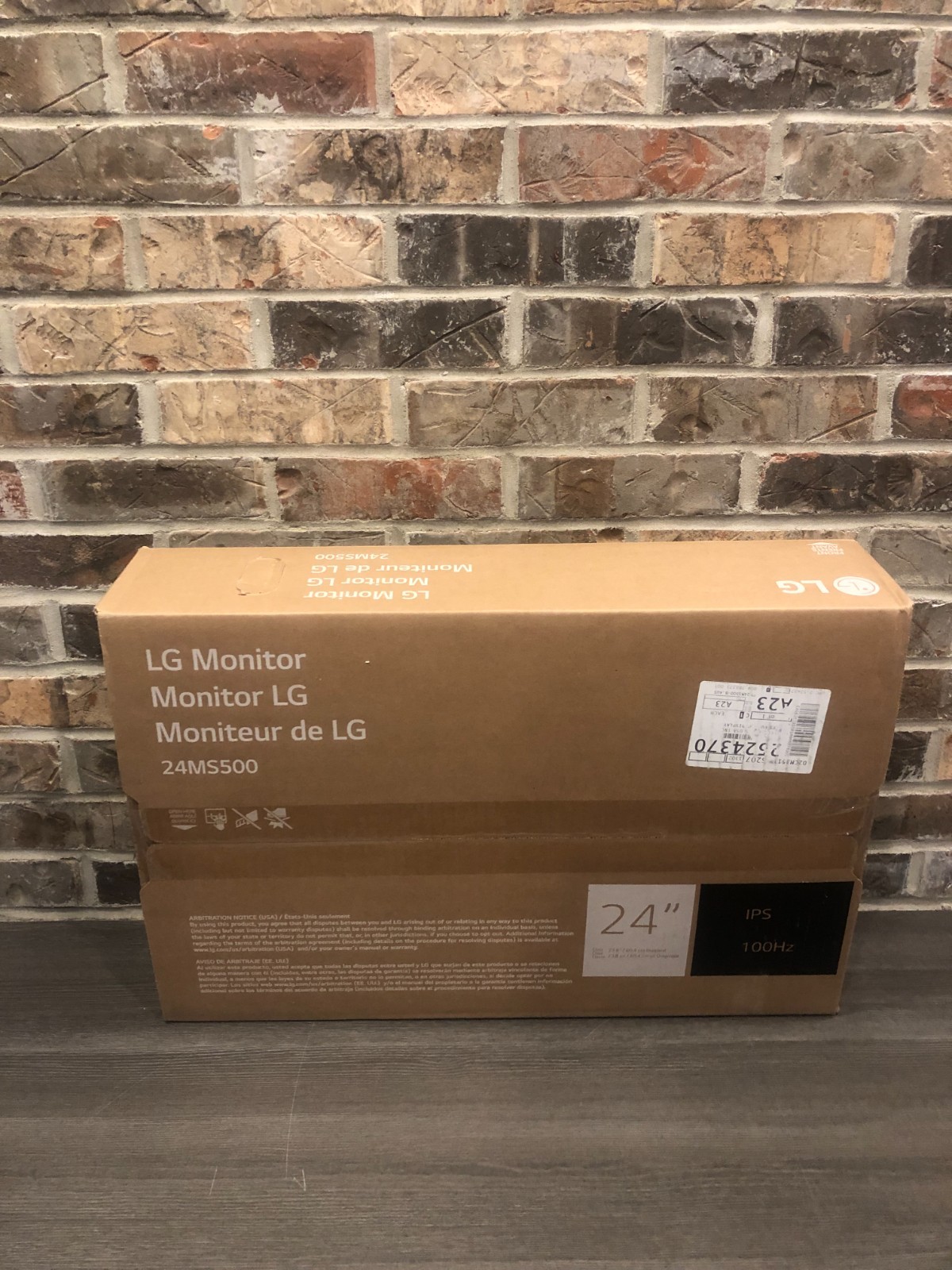 LG 24MS500-B 24" IPS 1920x1080 100Hz 5ms HDMI Borderless Design Monitor