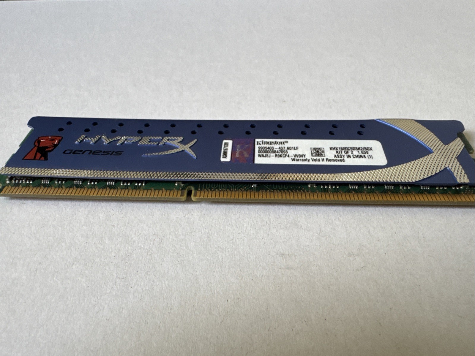 Kingston HyperX Genesis 4GB DDR3 1600MHz PC3-12800 Desktop RAM Single from Kit