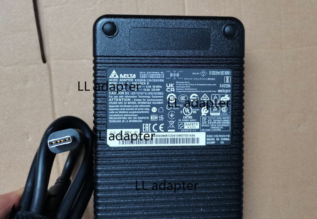 NEW Genuine Delta ADP-330CB B Adapter cord 330W for MSI Raider GE78HX 13VH-017TW