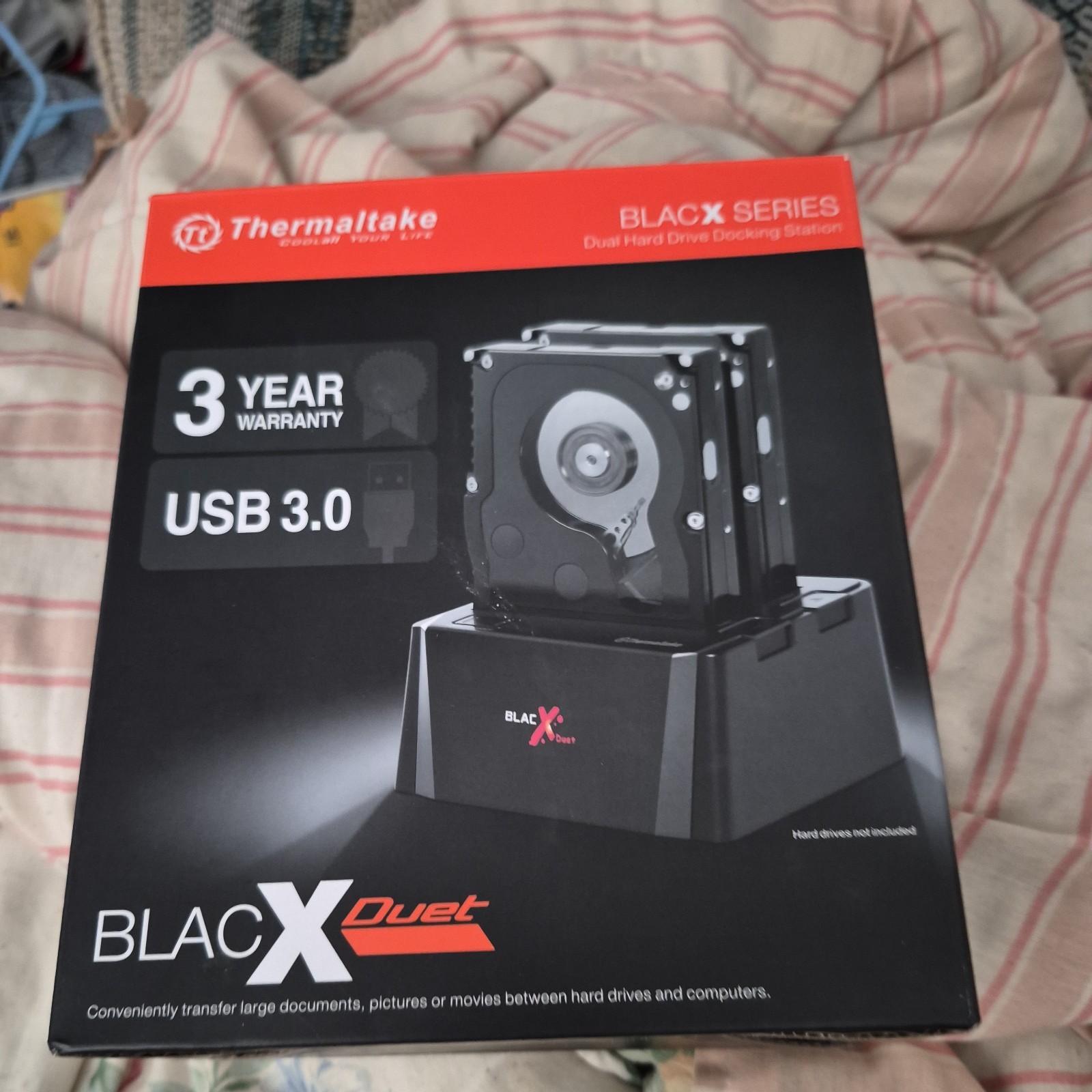 Thermaltake BlacX Duet Dual 2.5/3.5inch Hard Drive/SSD Dock (ST0014U-C)