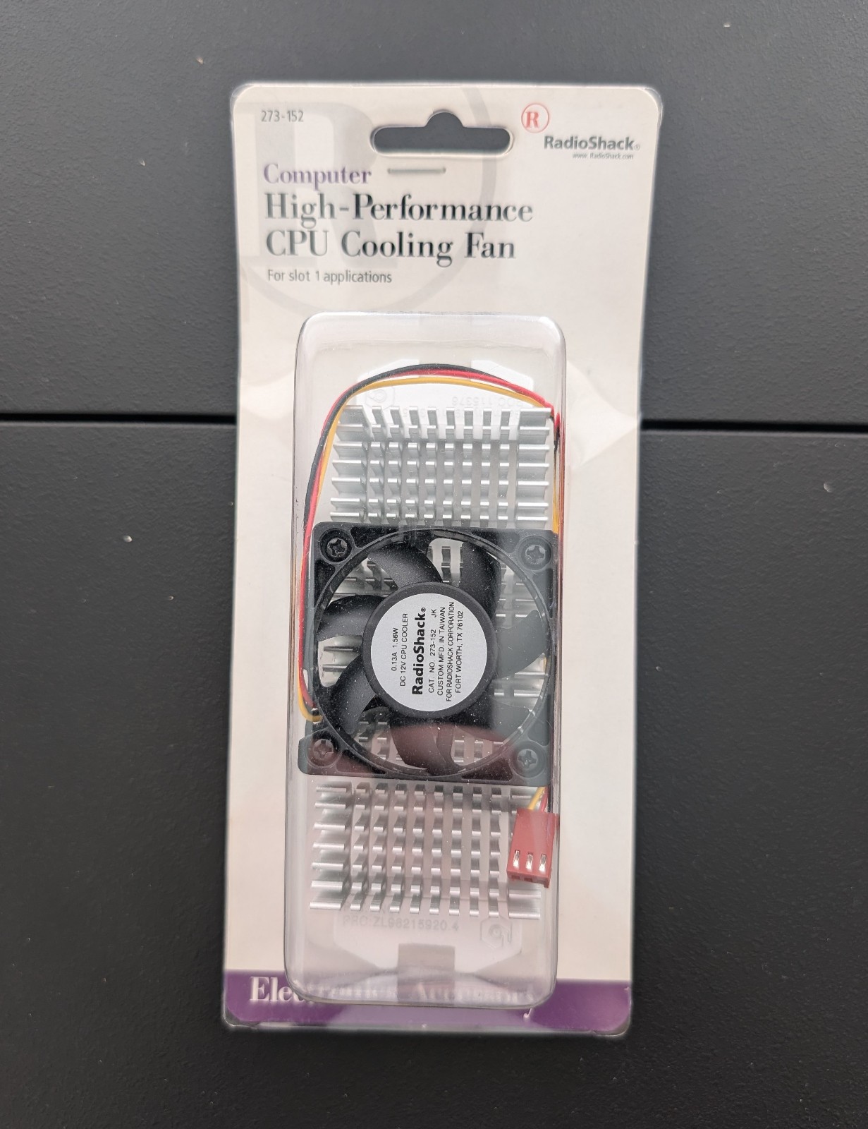 (NIB) Slot 1 Pentium II Celeron CPU Cooler/Heatsink - Radio Shack