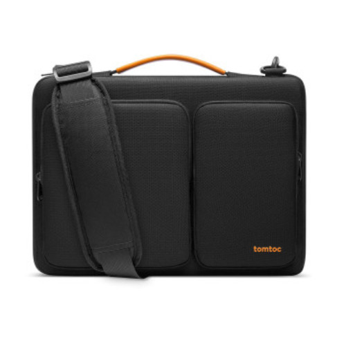 TomToc Bag for Notebook Defender A42 16.2" Briefcase Black Polyester A42E1D1