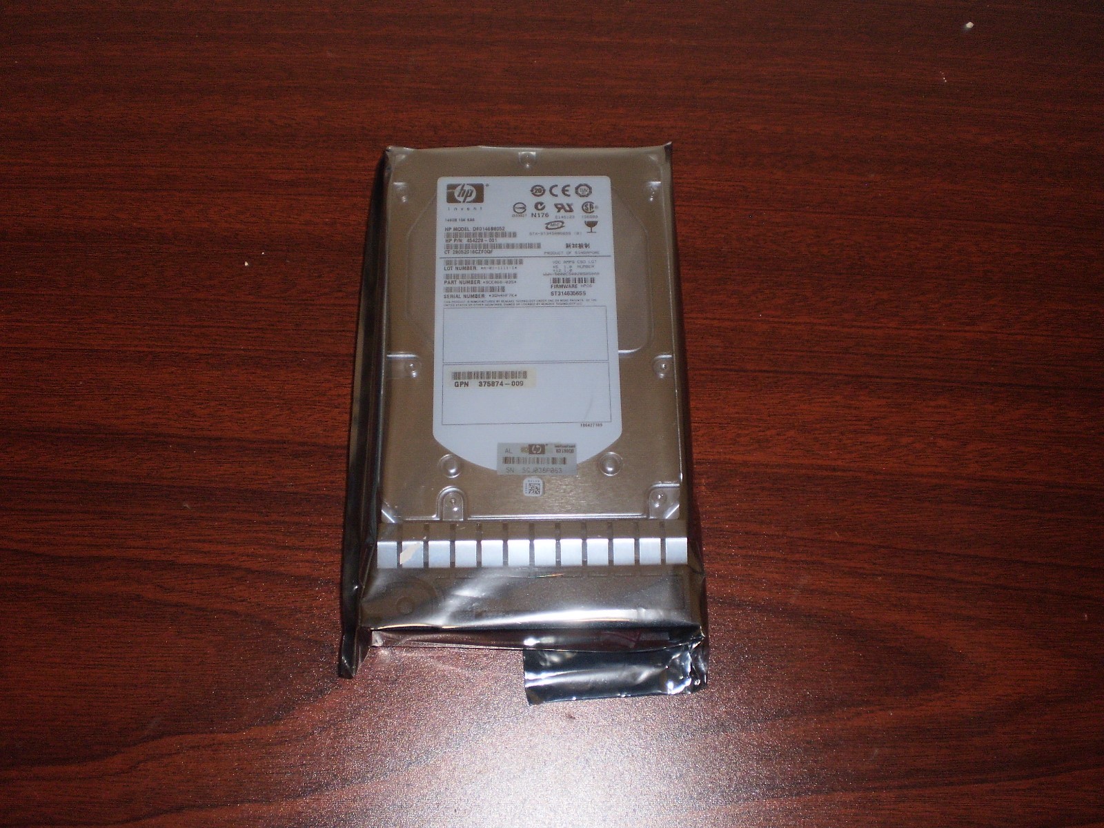 384854-B21,488058-001,389344-001  HP 146GB 3G SAS 15K 3.5" DP HDD