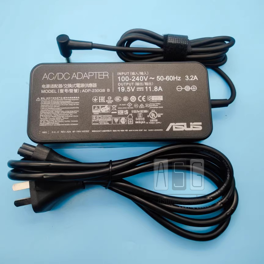 Original ASUS Laptop Charger 230W AC Adapter Power Supply 6.0*3.7mm ADP-230GB B