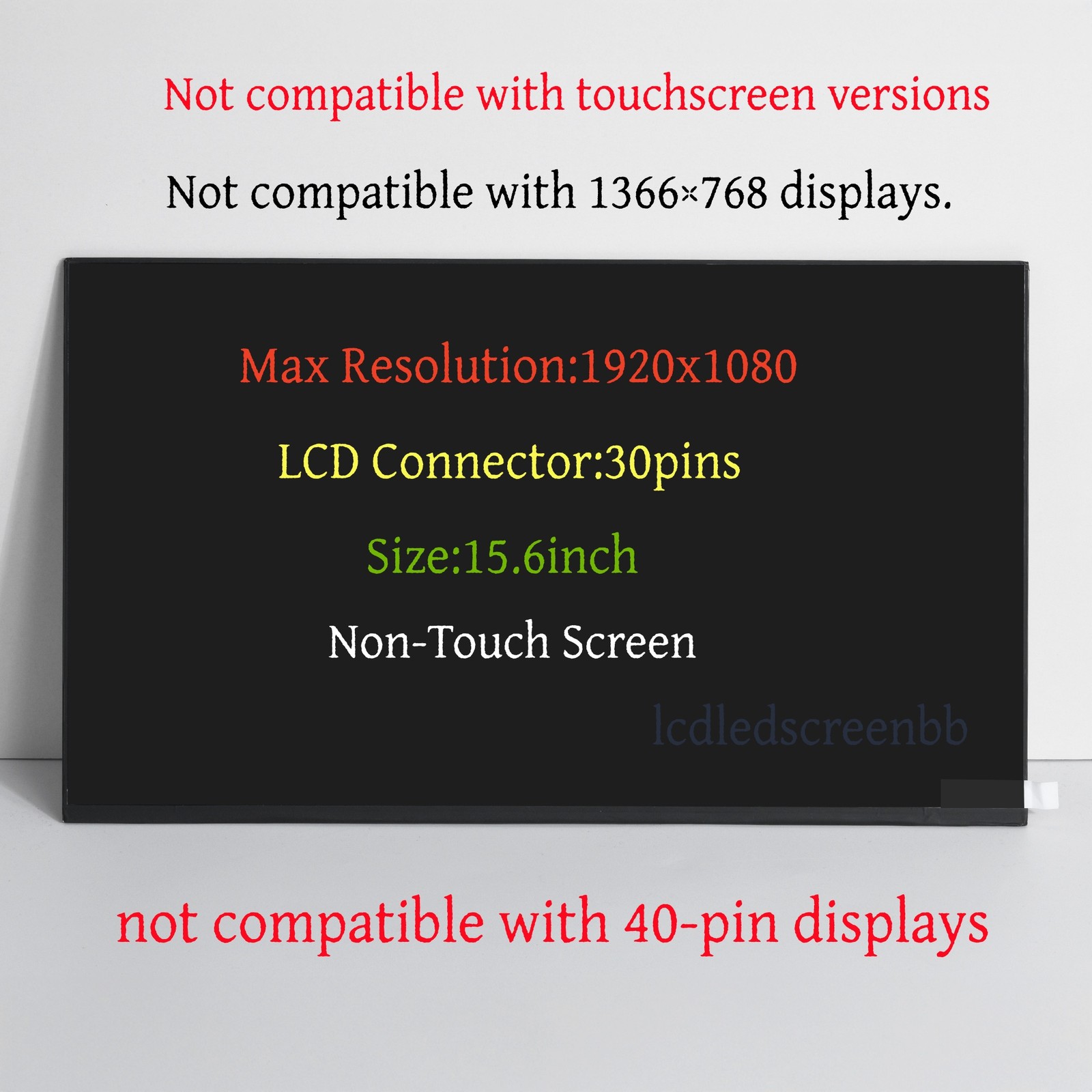 For Dell 06KVWW 30 Pins Screen Replacement LCD LED Display