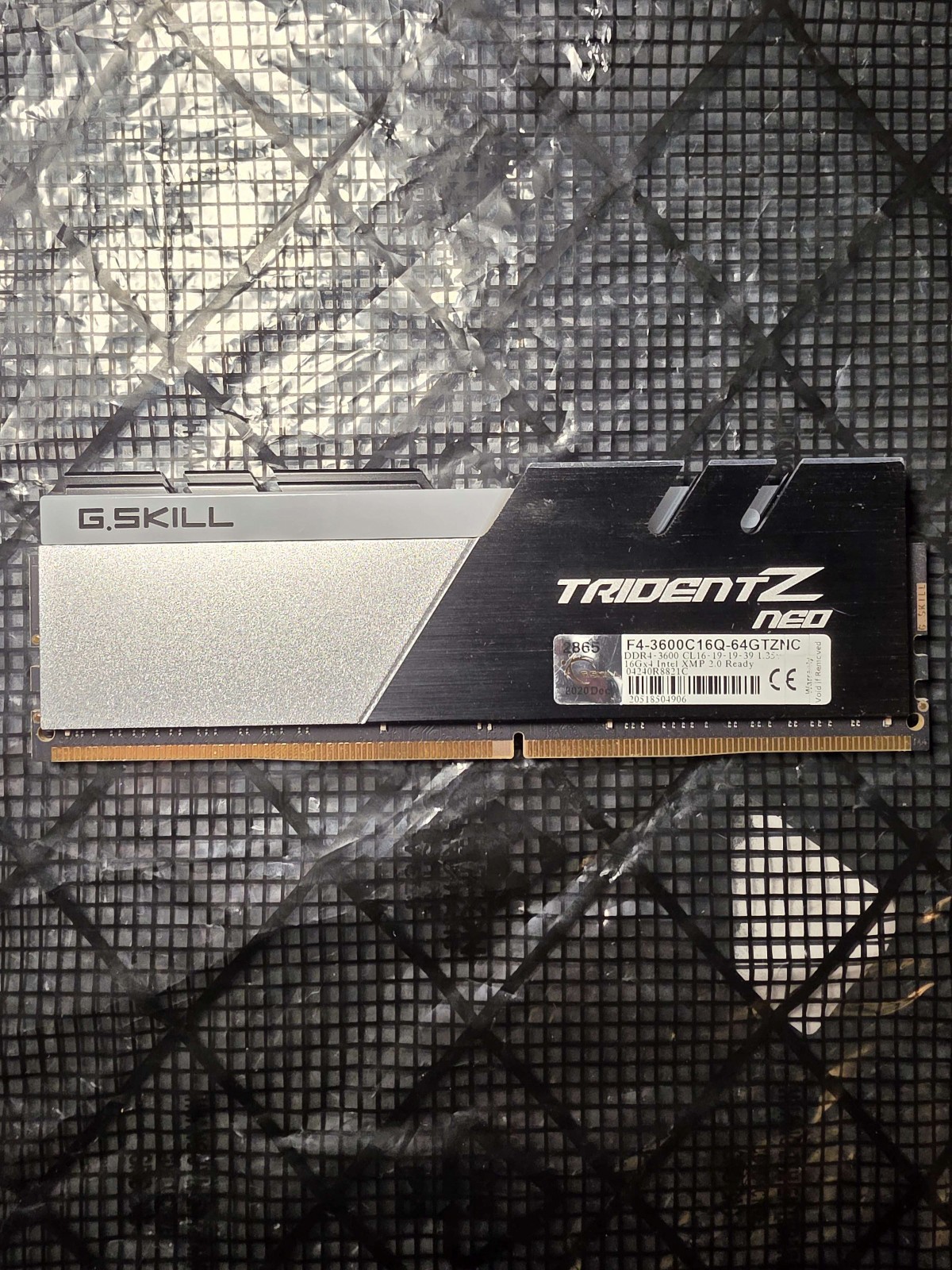 G.SKILL TridentZ NEO RGB 16GB (1x16GB) 3600 MHz DDR4 Desktop RAM