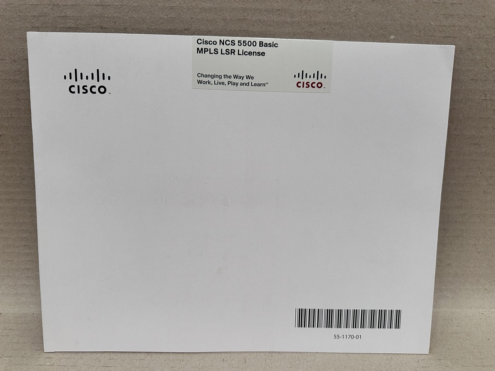 Cisco NC55P-BASIC-LSR NCS 5500 Basic License MPLS LSR