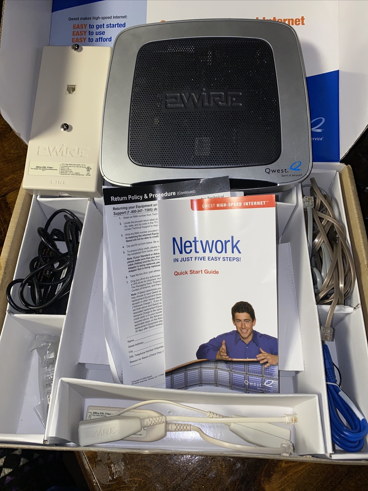 New Qwest 2Wire Wireless Modem Router Gateway DSL 2701HG-D