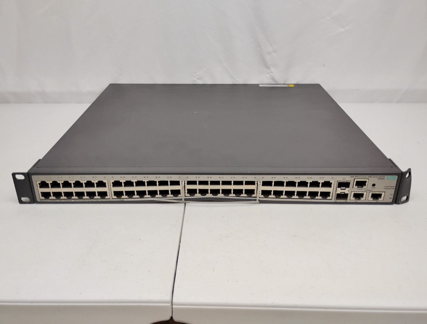 HPE OfficeConnect JG963A 52-Port PoE Gig Switch | 1950-48G-2SFP+2XGT-POE+ 370W