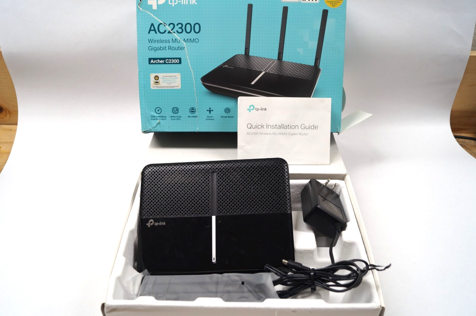 TP-Link AC2300 Wireless Wi-Fi Router Powerful 1.8GHz Archer C2300 EXC WORKS F131