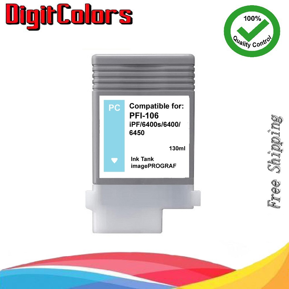 PFI-106 Photo Cyan Ink Cartridge for Canon 6400s 6400 6450 Printer PFI106PC