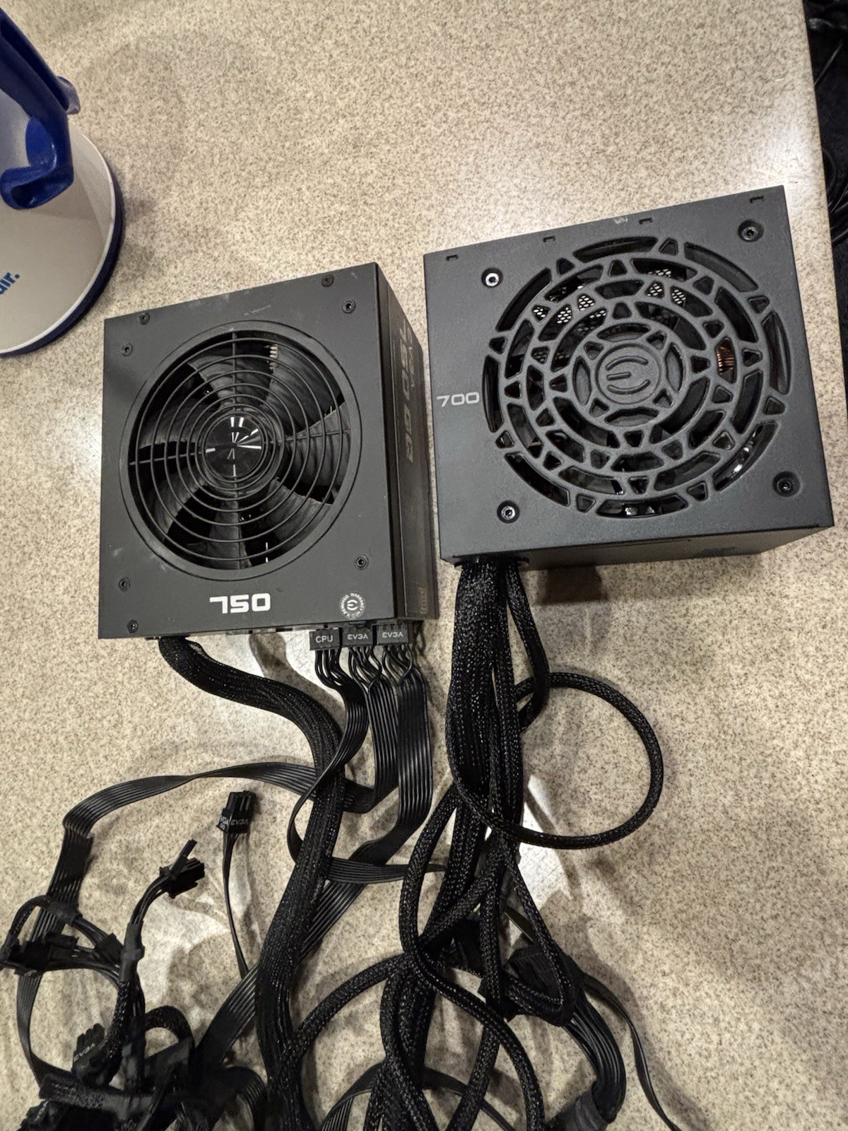 EVGA 750W + 700W 80+ Gold Power Supply PSU Bundle – 2 PSUs – Tested
