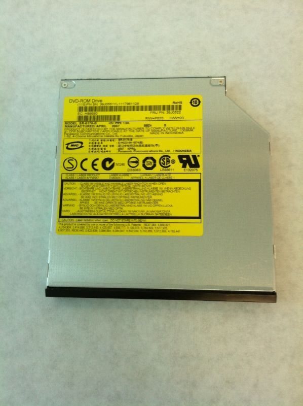 IBM 1903-91XX 4.7GB IDE SLimline DVD-ROM Drive 8x/24x yz
