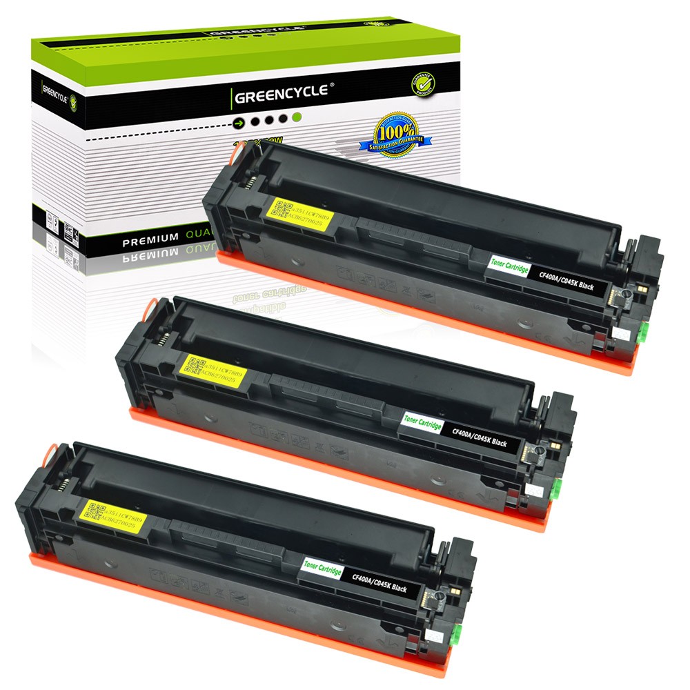 3PK Black Toner Fit for CRG045 Canon MF631Cn MF633Cdw MF635cx LBP611cn LBP613cdw