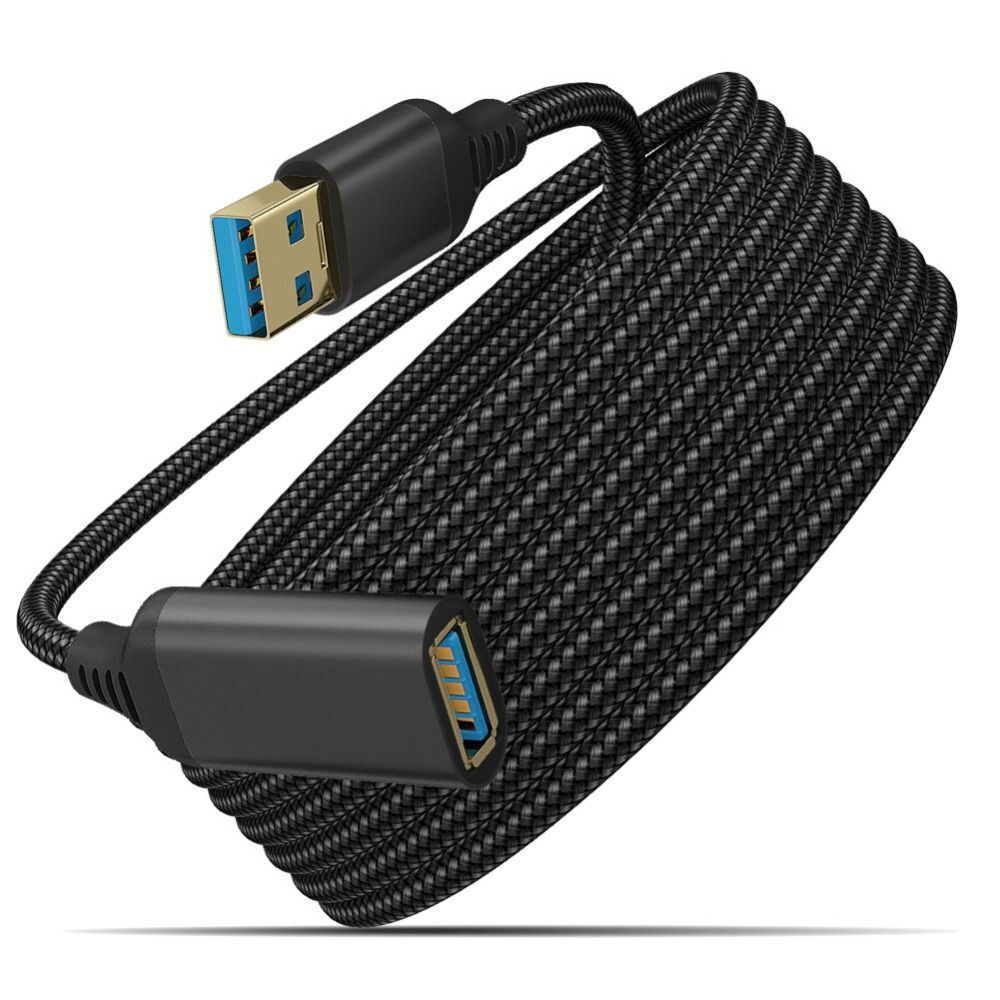Braided OTG Adapter USB 3.0 Extension Cable Male to Female Extender Data Cord