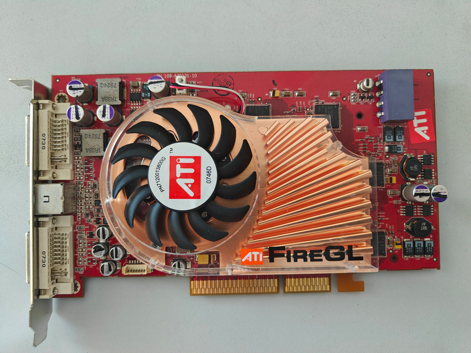 NEW ATI FireGL Fire GL X3 AGP Graphics Card 377846-002HP Spare P/N 404563-001