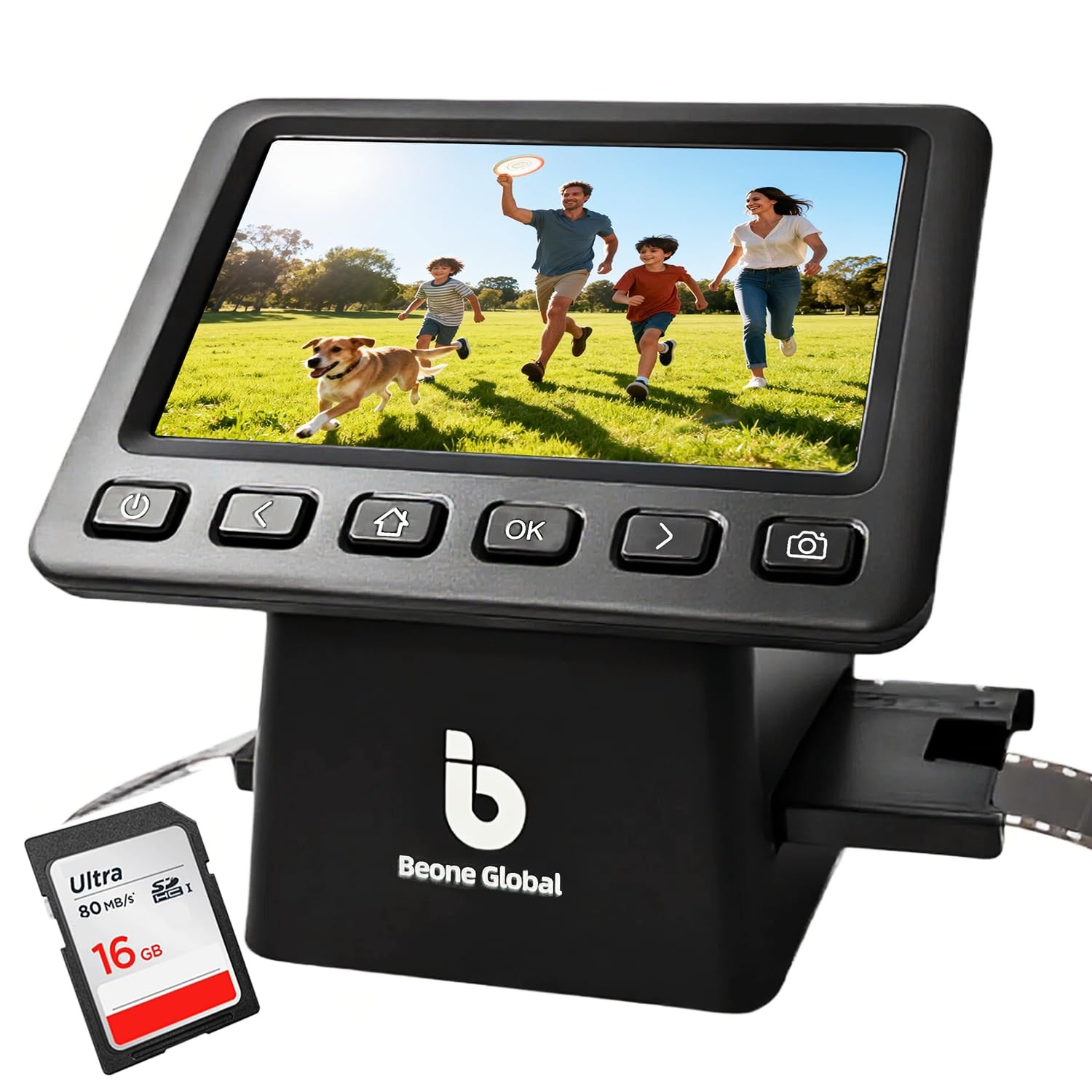 BEONEGLOBAL ClearScan P5 Film Scanner with SD Card, Upgraded Version, 24MP...