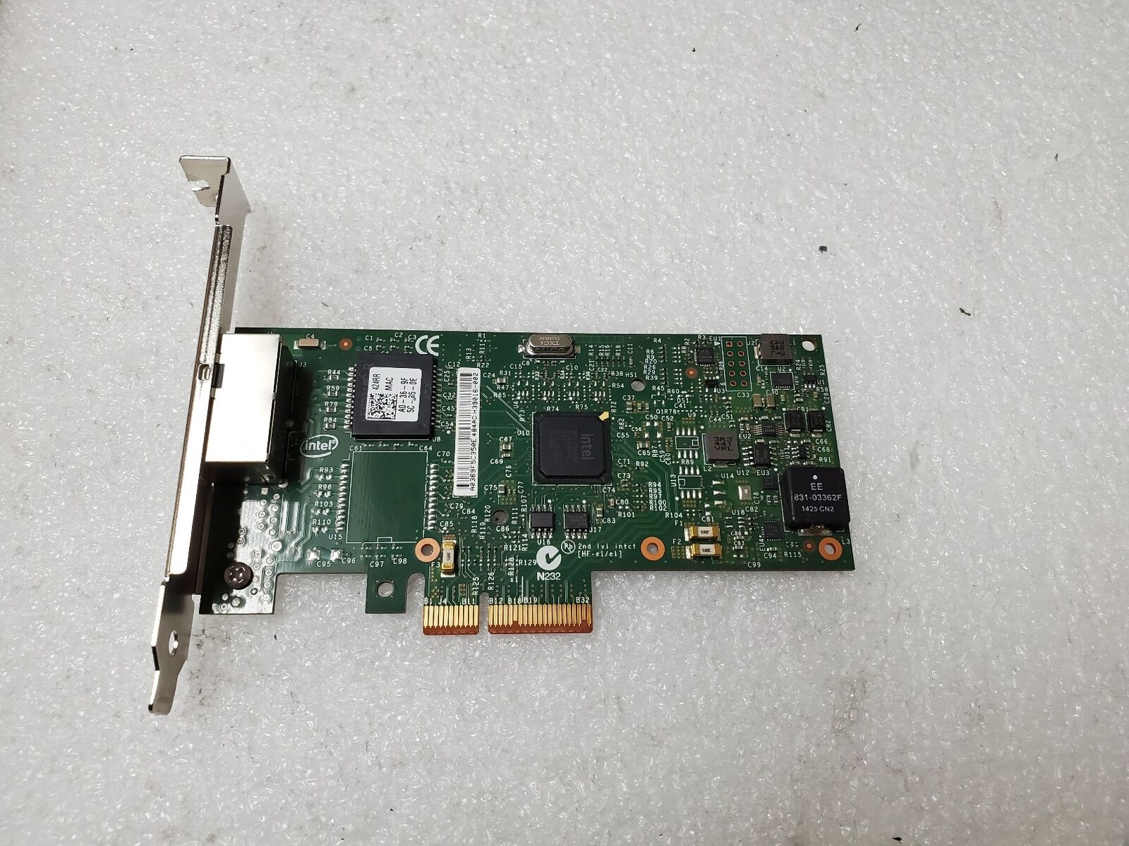 Dell 424RR Intel I350-T2 Dual Port PCIe Network Card Full Height