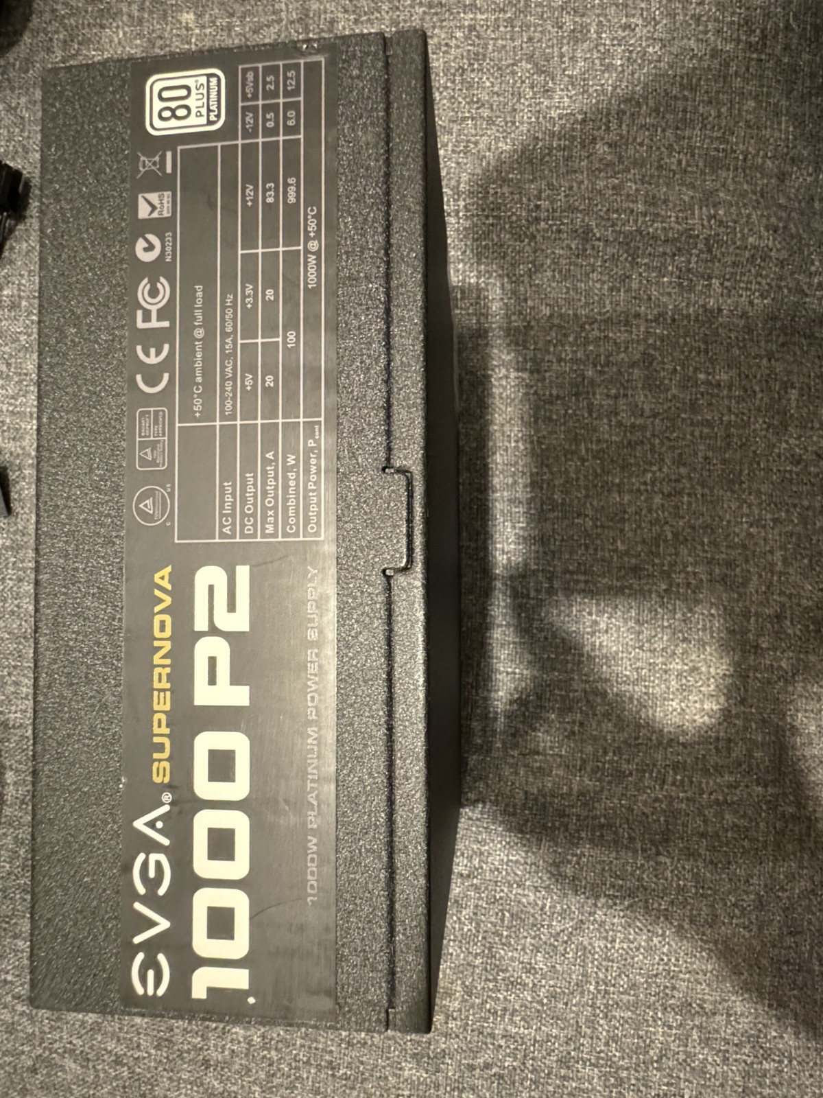 EVGA Supernova 1000 P2 80 Platinum 1000W Fully Modular Power Supply