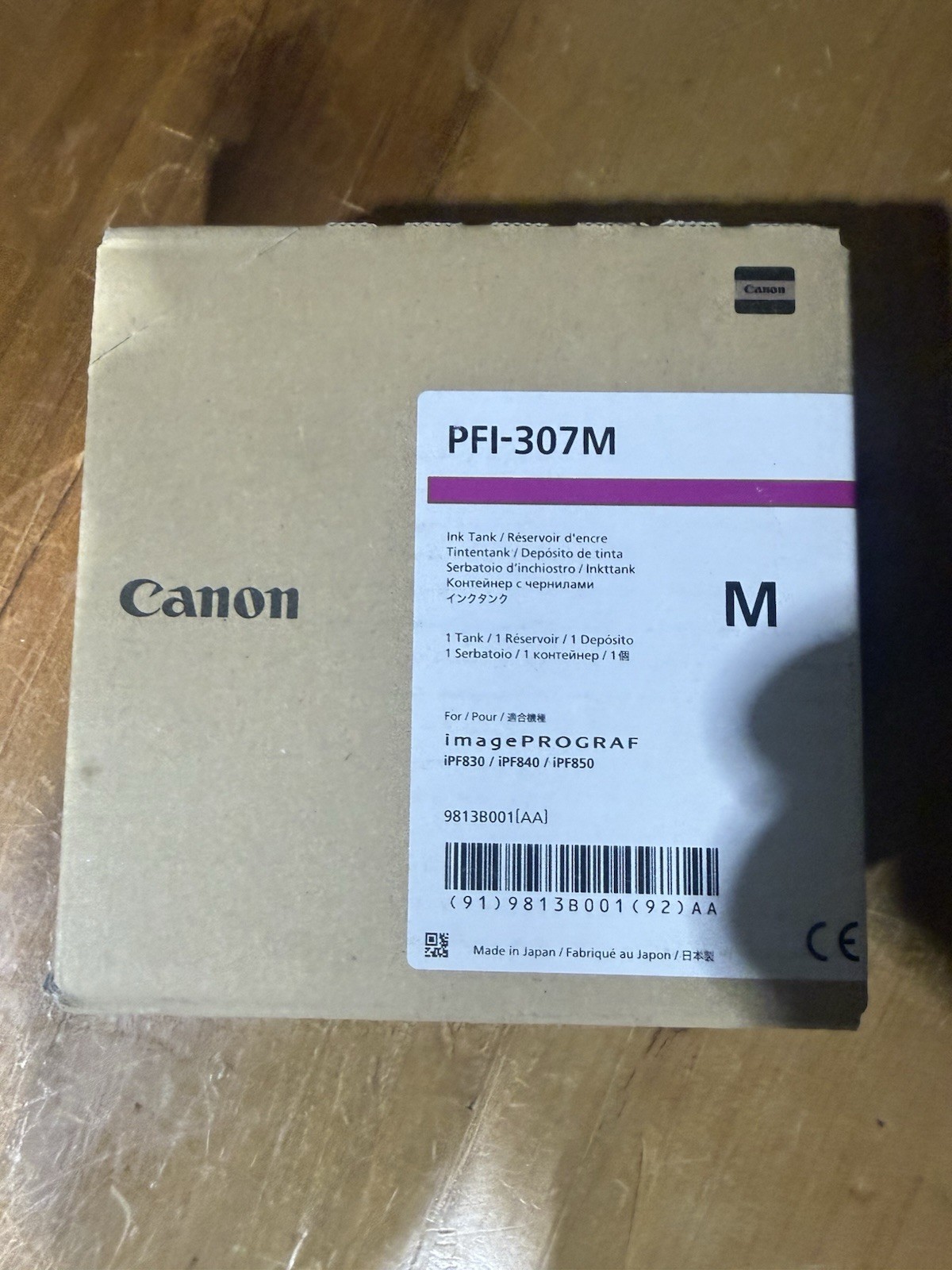Canon PFI-307M 9813B001 Magenta Toner EXP