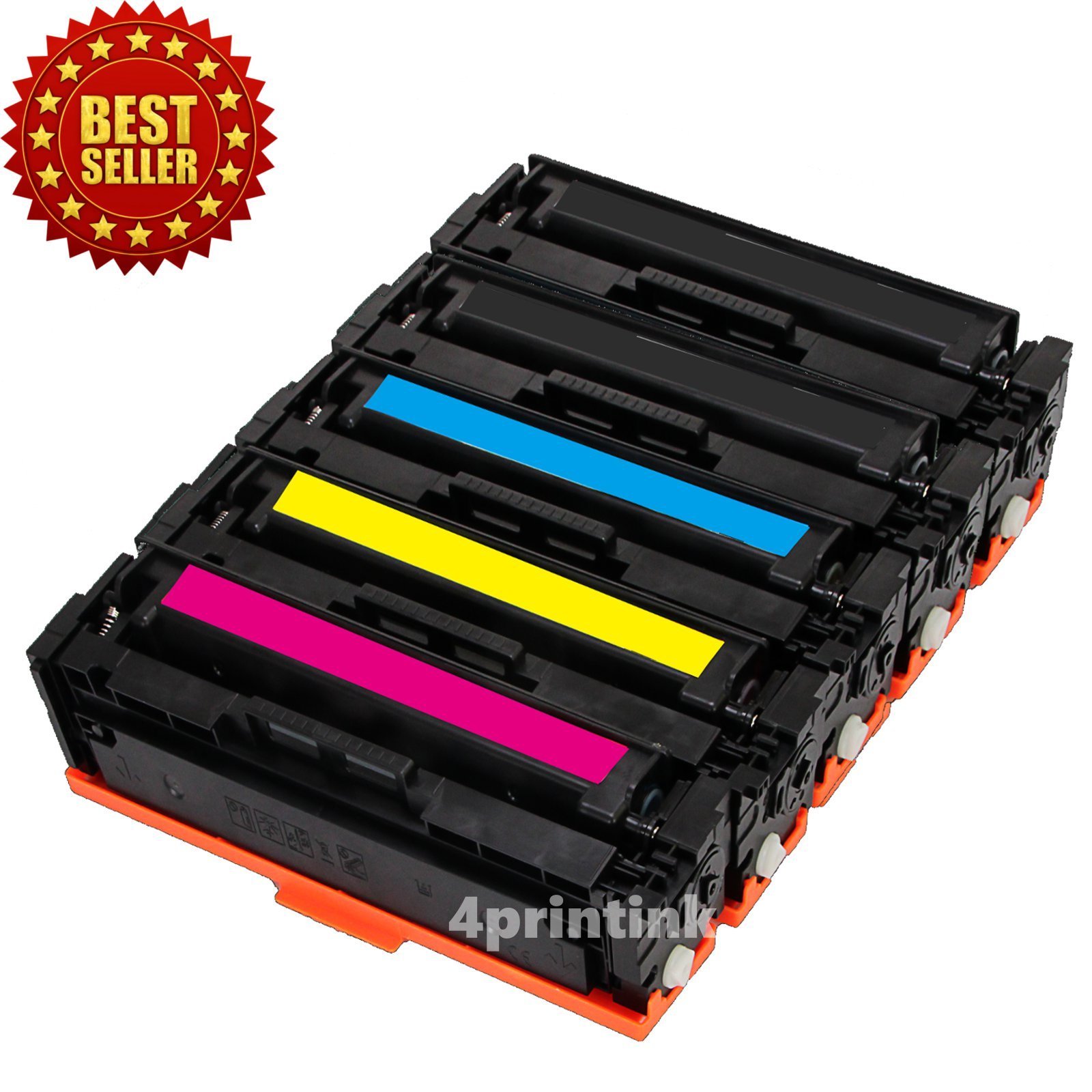 5pack Toner Cartridge For Hp Cf400x-Cf403x 201x Laserjet M277dw M252dw M252 M277
