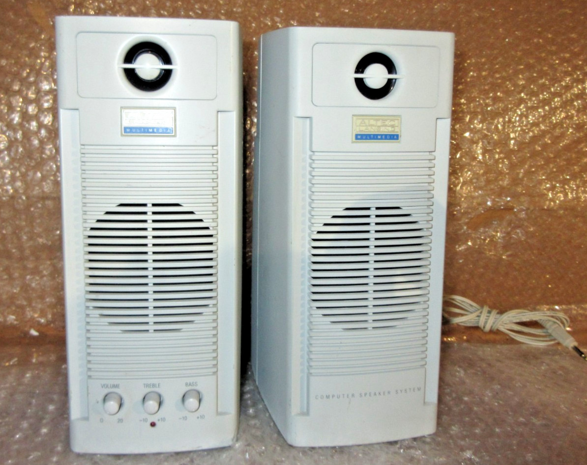 Altec Lansing ACS40 Computer Speakers 2.0 Retro PC
