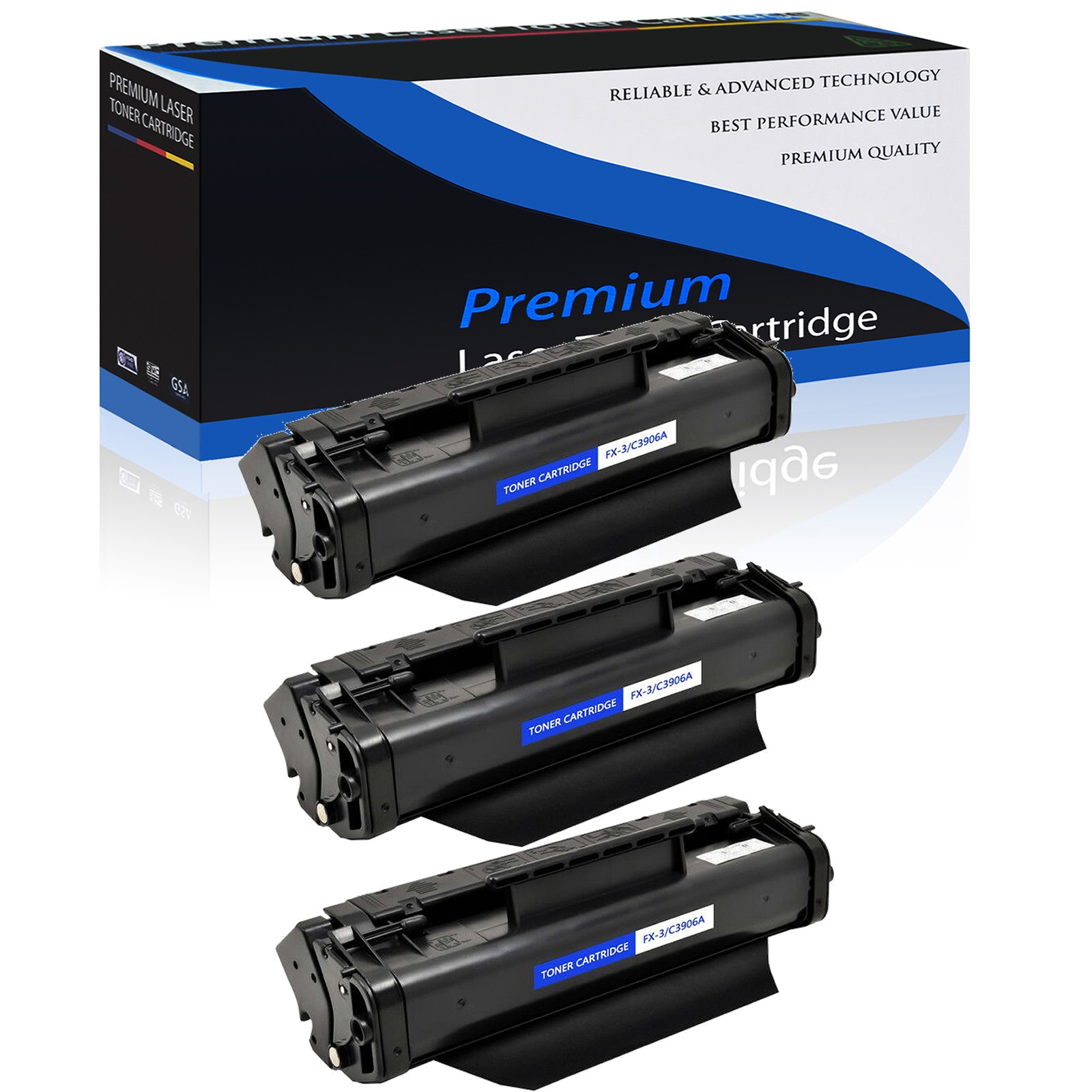 3PK C3906A 06A Toner Cartridge Compatible For HP LaserJet 3100xi 3150 3150se 5L