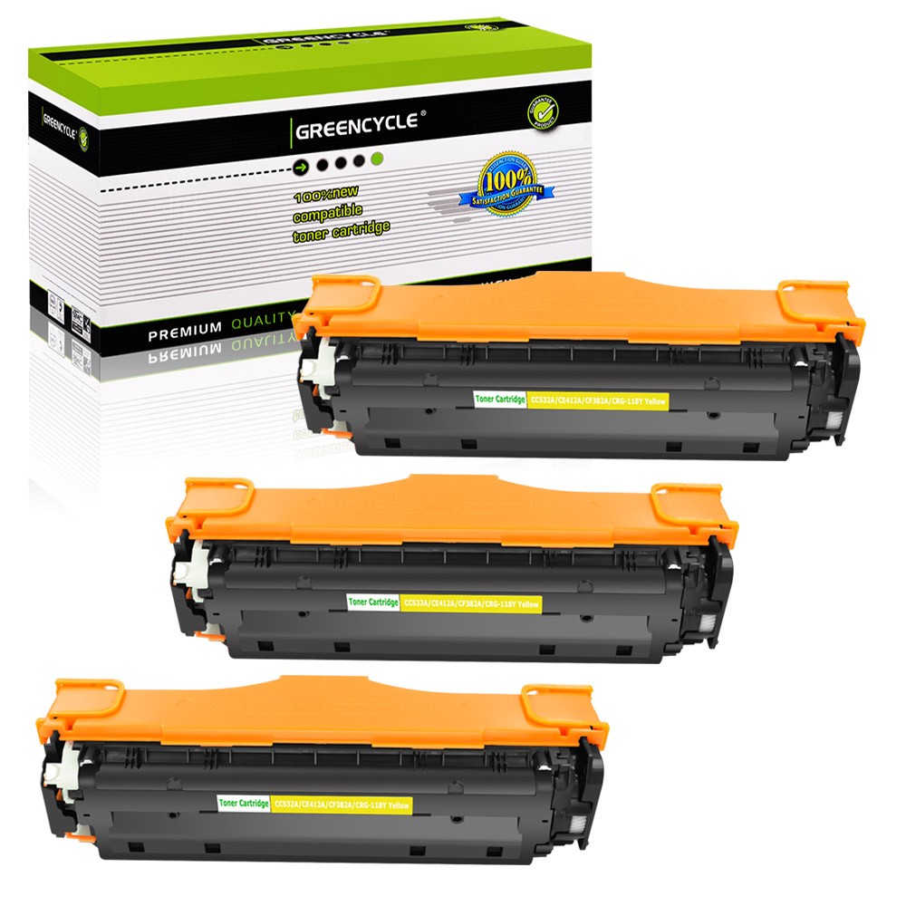 3PK YL Toner fit for Canon 118 ImageCLASS MF729Cdw MF729cx MF8340Cdn MF8380Cdw