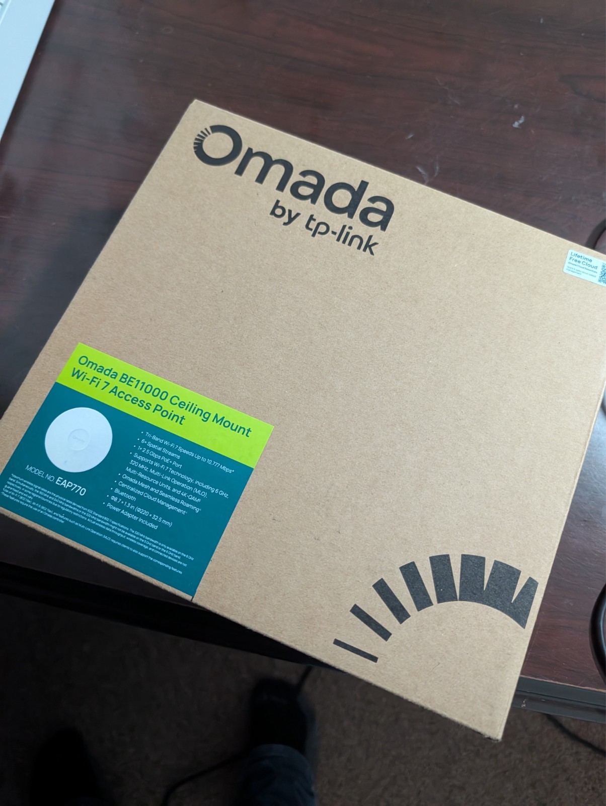 Omada 7 Pro BE11000 Wireless Access Point, 2.5G Port, w/DC Adapter( EAP770)