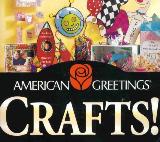 American Greetings Crafts PC CD creativity desktop publishing craft software